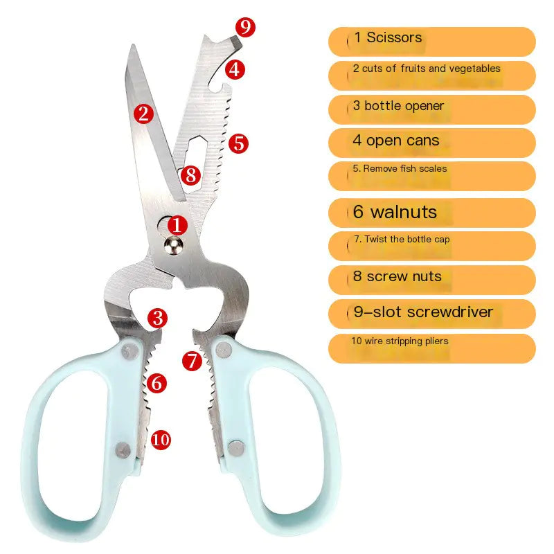 Swiss Army Kitchen Scissors