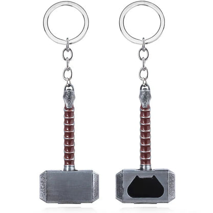 Thor's Hammer Keychain Bottle Opener