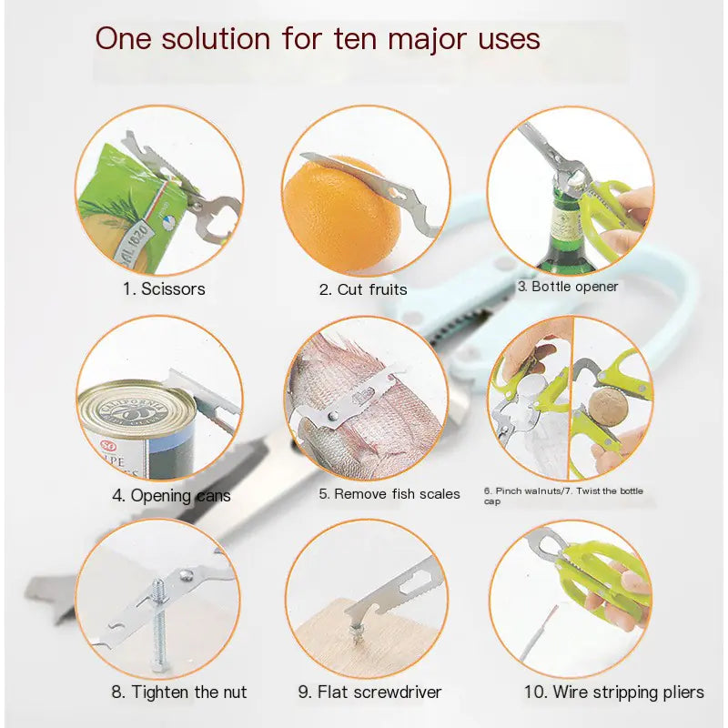 Swiss Army Kitchen Scissors