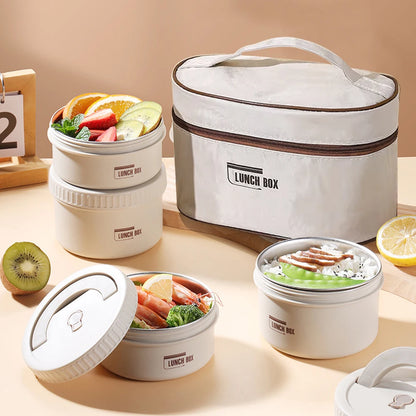 Large 4 pc Thermal Bento Style Lunch Box