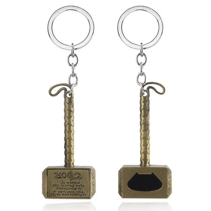 Thor's Hammer Keychain Bottle Opener