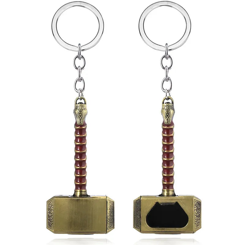 Thor's Hammer Keychain Bottle Opener