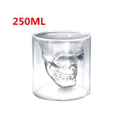 Skull Head Whiskey Glass