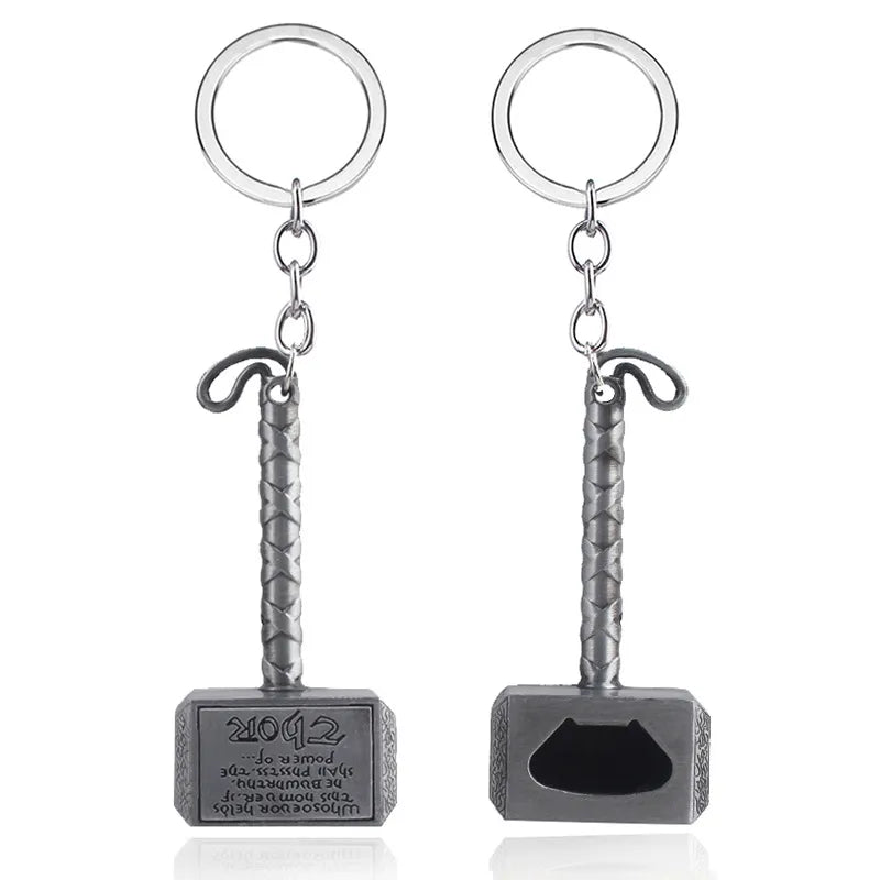 Thor's Hammer Keychain Bottle Opener